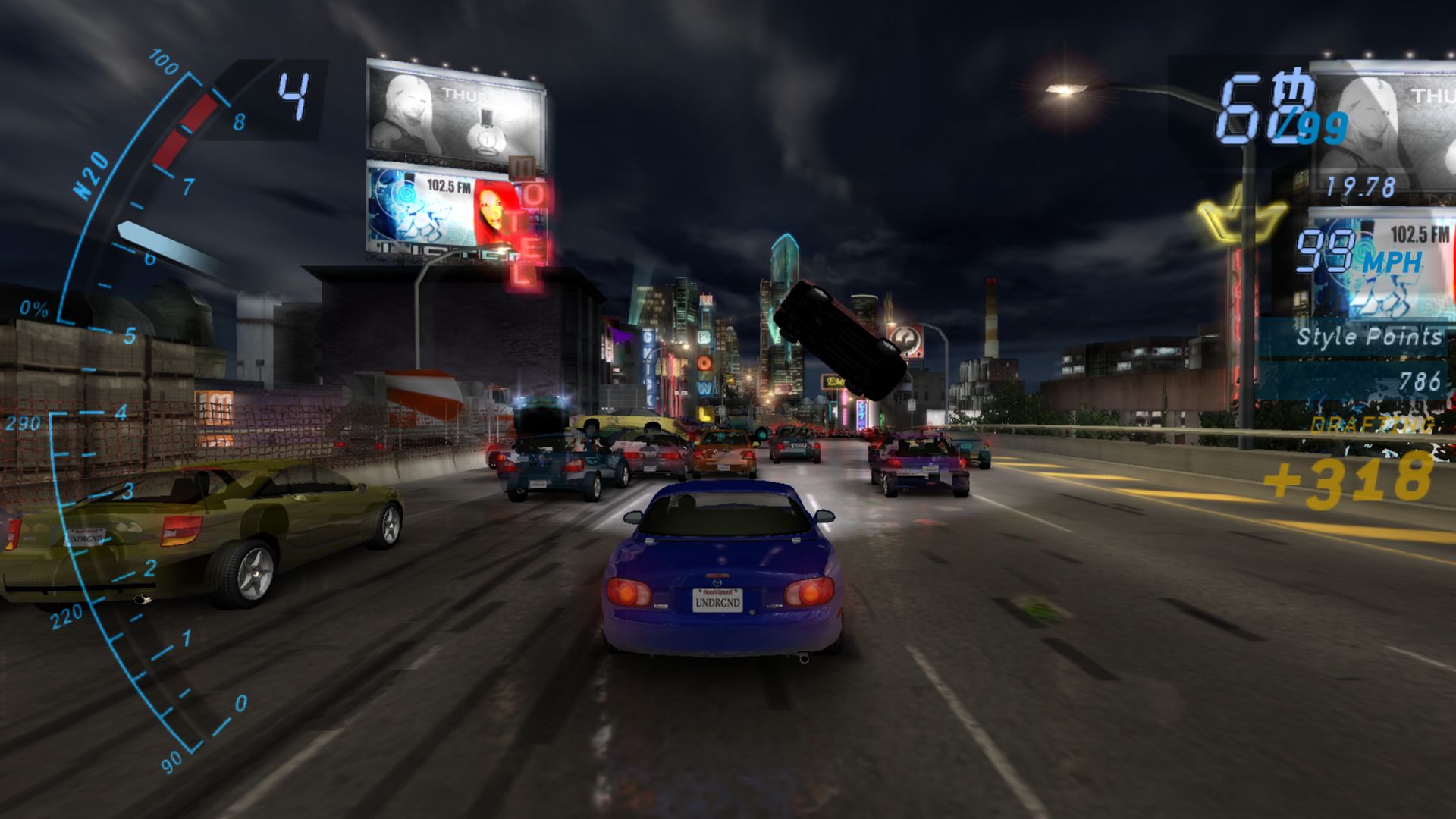 Need For Speed Underground 1 Gameplay (PC) 