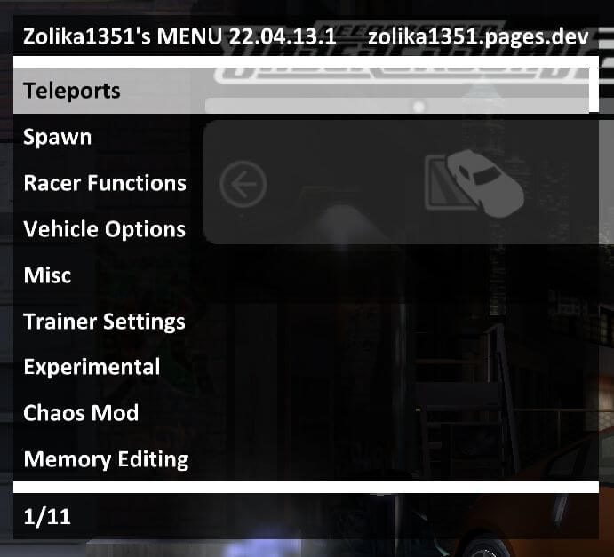 Zolika1351's Zone - ZMenu Persona 5 + Chaos Mod