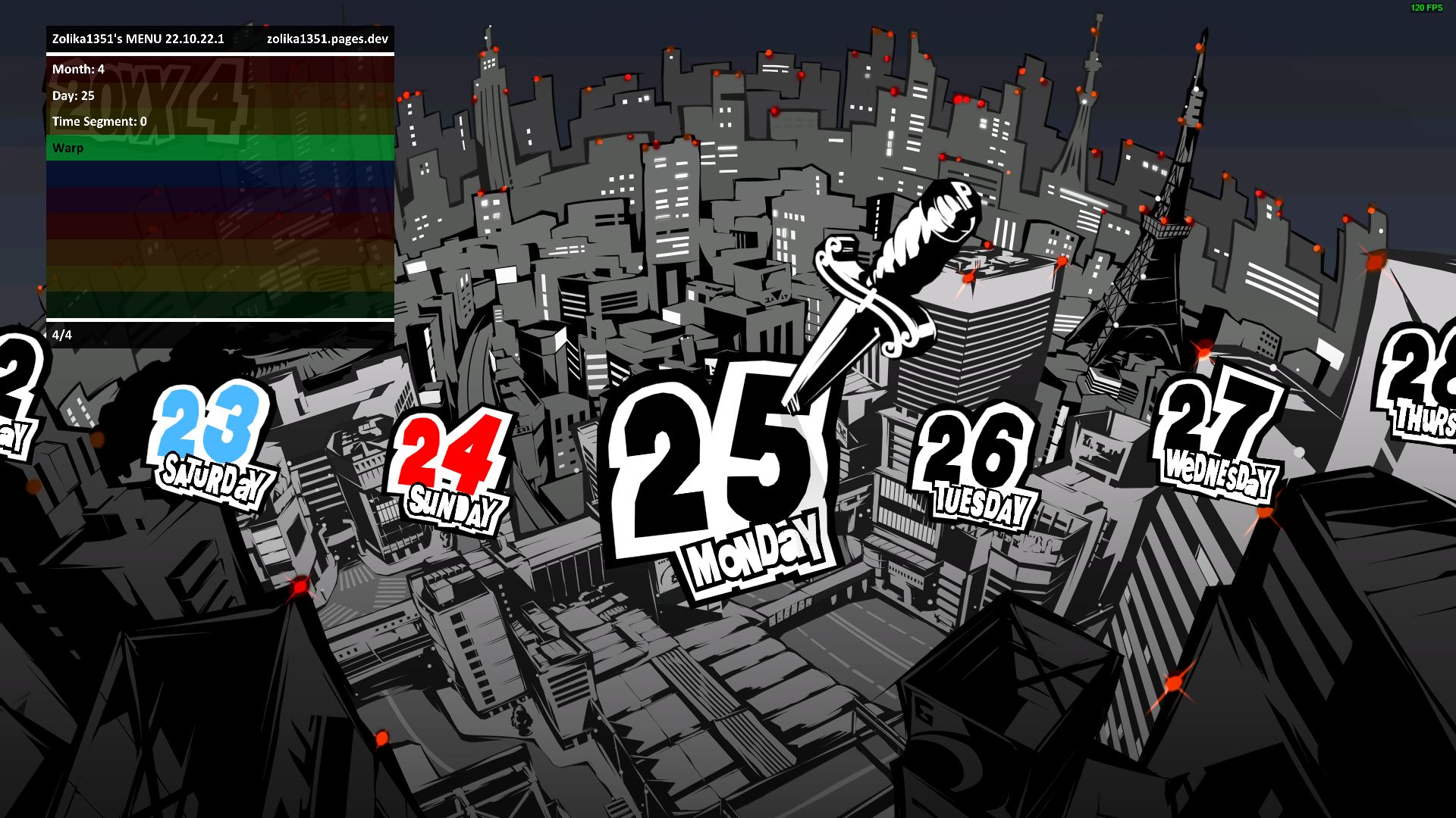 Zolika1351's Zone - ZMenu Persona 5 + Chaos Mod